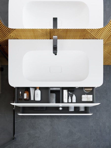 Тумба под раковину Art&Max Sanremo AM-Sanremo-1000-2C-SO-BL 100 см фото