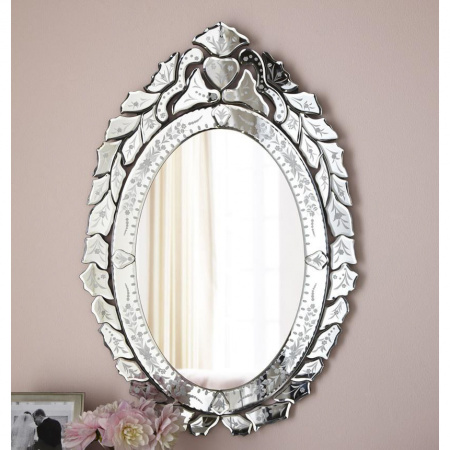 Зеркало венецианское в раме Art-Zerkalo Laura VZ199SL 92х62 фото