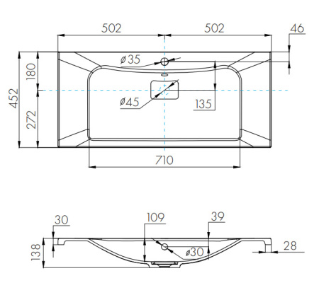 Раковина Акватон Брук 100 1A71333KBC010 фото