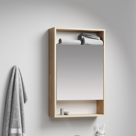 Зеркало-шкаф Aqwella Сити SIT0405DB фото