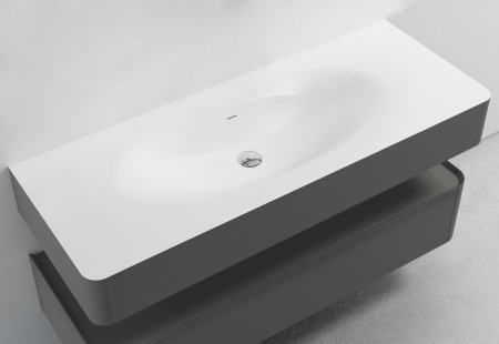 Тумба под раковину Vincea Caprice 100 VMC-4CA100MG серая матовая фото