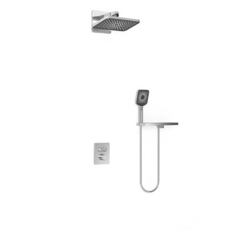 Душевая система скрытого монтажа с термостатом Vincea Inspire VSFW-3I21MT4RCH хром фото