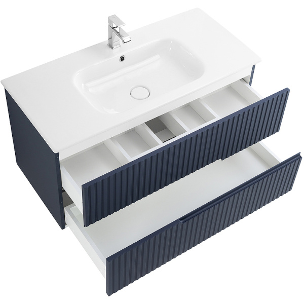 Тумба под раковину Cezares Duet 100 DUET-1000-2C-SO-GR-P Grafito фото