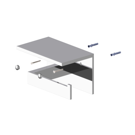 Держатель для туалетной бумаги с полочкой Timo Petruma 15243/13 Никель фото