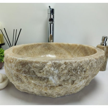 Накладная раковина из оникса Indo Erozy Sunset EO-00435 фото