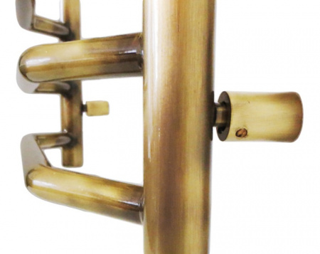 Полотенцесушитель электрический Domoterm Лаура П10 (500х800) (бронза) правый фото