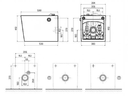 Унитаз напольный с импульсным смывом Lemark OptimFlush с сиденьем фото