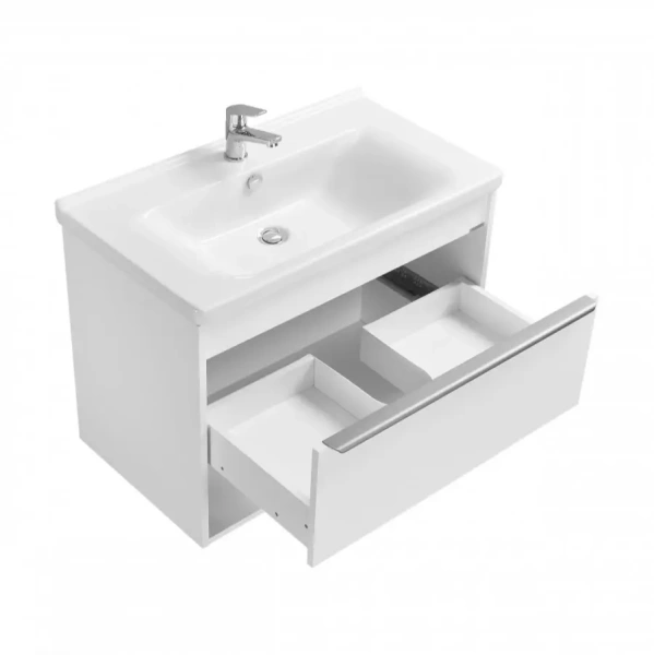 Тумба под раковину Акватон Хоуп 80 1A287301HP2B0 белая матовая фото