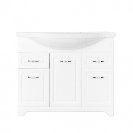 Тумба с раковиной Style Line Олеандр 2-100 белая фото