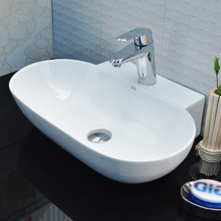 Накладная раковина CeramaLux N 9234 56х39 фото