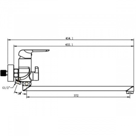 Смеситель для ванны с душем Kaiser Carlson Glory 69055 фото