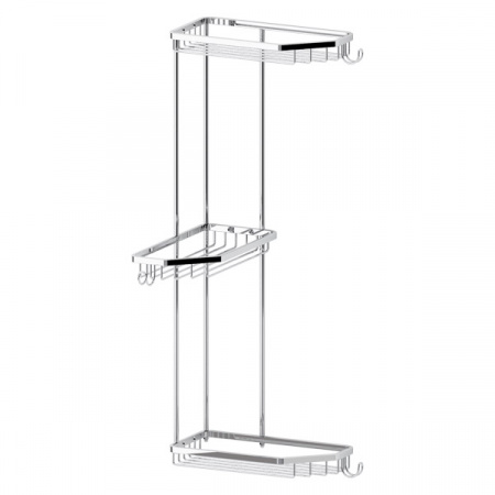 Полочка-решетка трехуровневая трапеция развернутая FBS Ryna RYN 014 фото