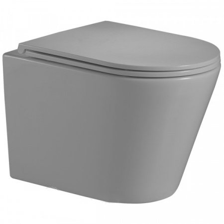 Унитаз подвесной WeltWasser Salzbach SALZBACH 004 MT-GR серый матовый фото