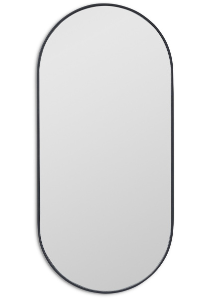 Зеркало Art-Zerkalo Kapsel M Black SM004BL 45x95 черное фото