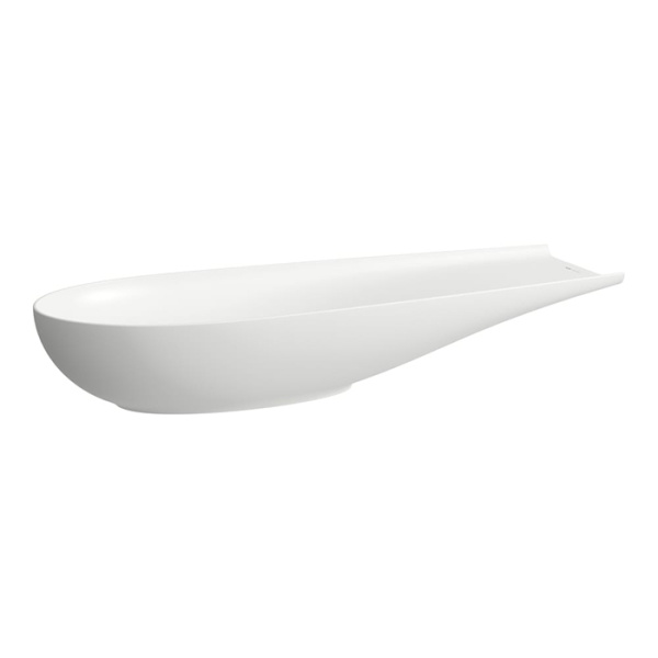 Накладная раковина Laufen Alessi One 8.1897.4.757.112.1 100х38 белая матовая фото