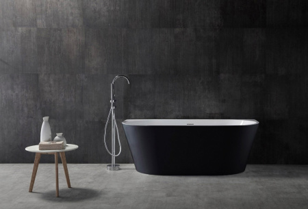 Ванна акриловая Abber AB9216-1.7MB 170x80 черная фото