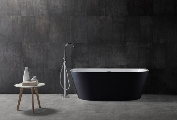 Ванна акриловая Abber AB9216-1.7MB 170x80 черная фото