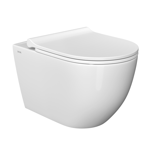 Подвесной унитаз безободковый VitrA Mia Round (Мия Раунд) 7510B003-0075 фото