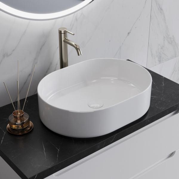 Накладная раковина BelBagno BB1483 50x37 фото