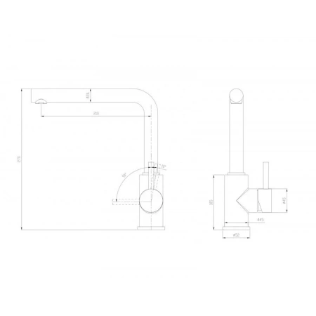 Смеситель для кухни Milacio Ultra Galar MCU.555.WH белый фото