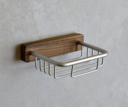 Мыльница настенная Bronze de Luxe Forest 10703C хром матовый фото