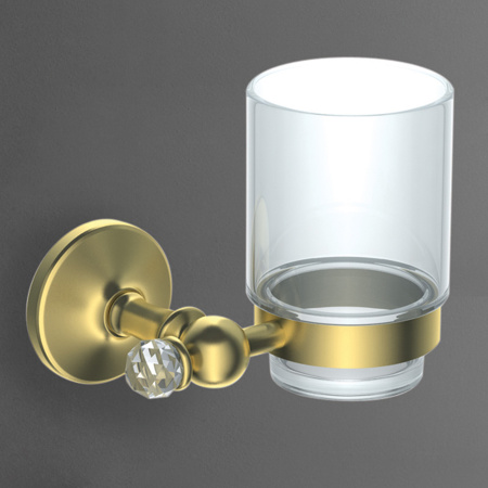 Стакан для зубных щеток Art&Max Antic Crystal AM-E-2668SJ-Do золото фото