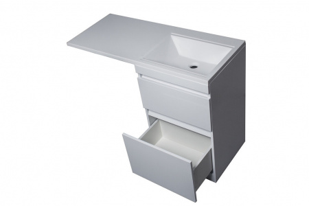 Тумба под раковину Style Line Даллас 115 Люкс Plus белая фото