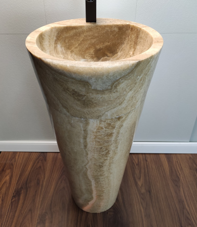 Раковина напольная из оникса Sunset ON-01352 (45*45*90) фото