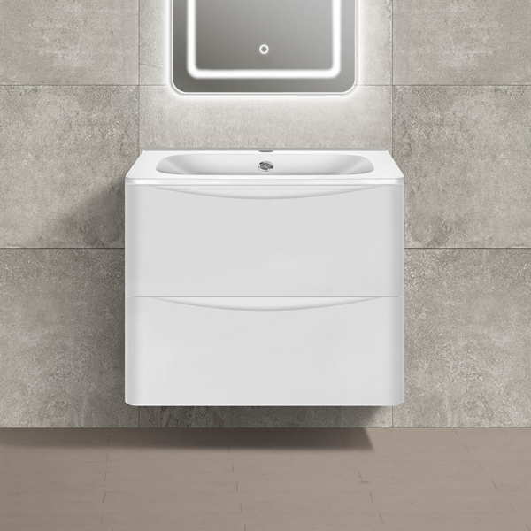 Тумба под раковину Vincea Paola VMC-2P600GW 60 см белая фото