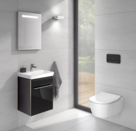 Клавиша смыва Villeroy & Boch ViConnect 922400RB черная фото