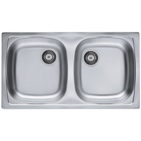 Мойка для кухни Alveus Basic 160 (Satin), слив 90 мм фото