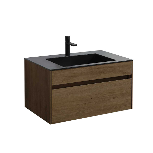 Тумба под раковину Vincea Chiara VMC-2C800TO T.Oak 80 см фото