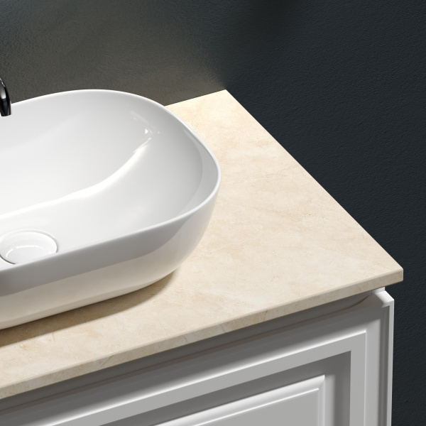 Столешница с отверстием под смеситель Sancos TT80A2X 80 см, kreman фото