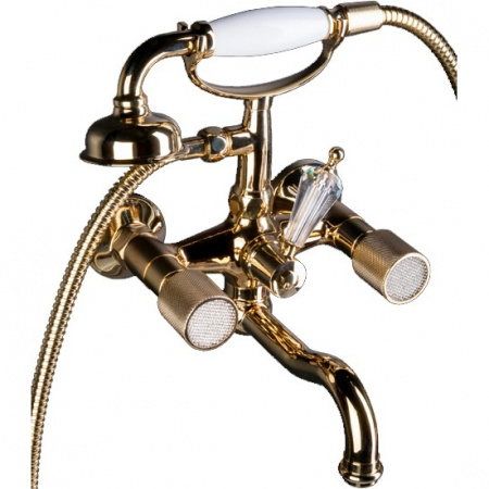 Смеситель для ванны с душем Boheme Royal Crystal 293-Royal/CRST фото