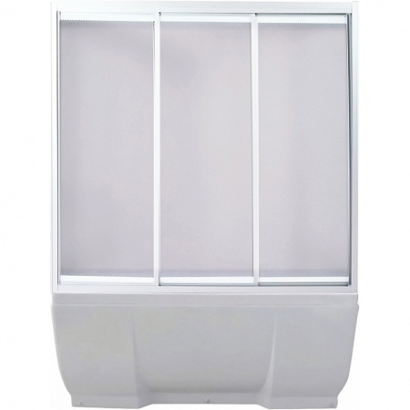 Шторка на ванну раздвижная River Ritsa 170 МТ матовое стекло фото
