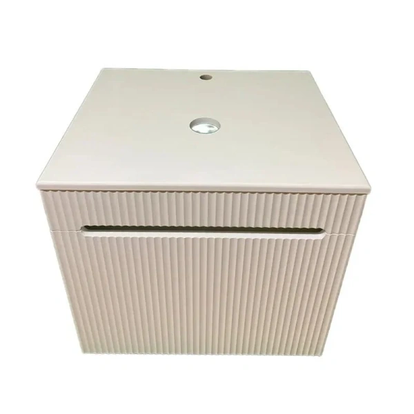 Тумба под раковину Sintesi Style STL.W7025 столешница белая / белая матовая фото