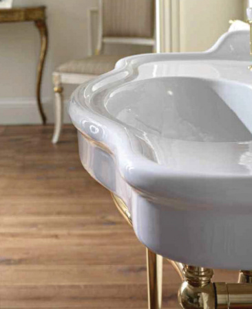 Раковина с металлической консолью Sbordoni Palladio 7100+P071 фото