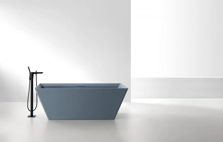 Ванна из искусственого камня Abber Berlin AM9912G 170x75 серая фото