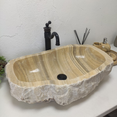 Накладная раковина из оникса Erozy Multy EO-01595 (67*43*15) фото