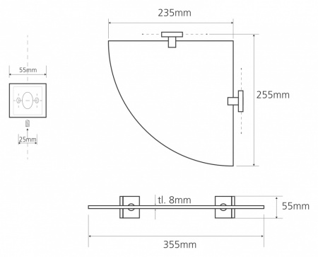 Полка Bemeta Beta 132102012 фото