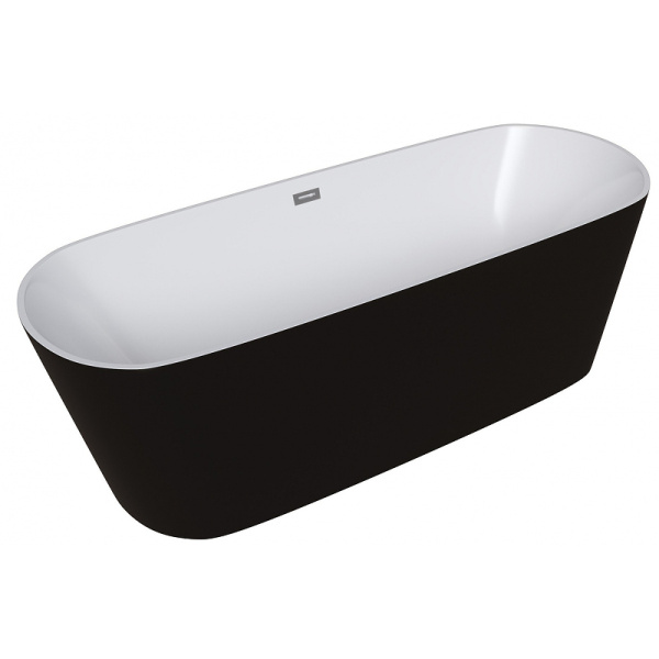 Акриловая ванна Grossman GR-2601B 170x70 черная глянцевая фото