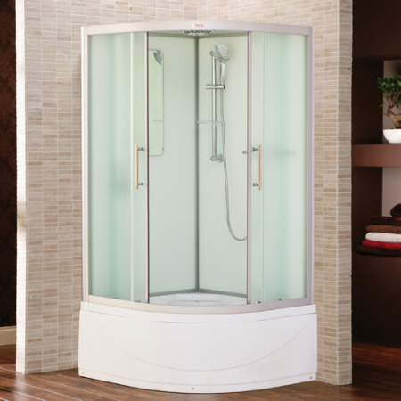 Душевая кабина Esbano ESKB110CRB (со стеклянной крышей) 110х110 фото