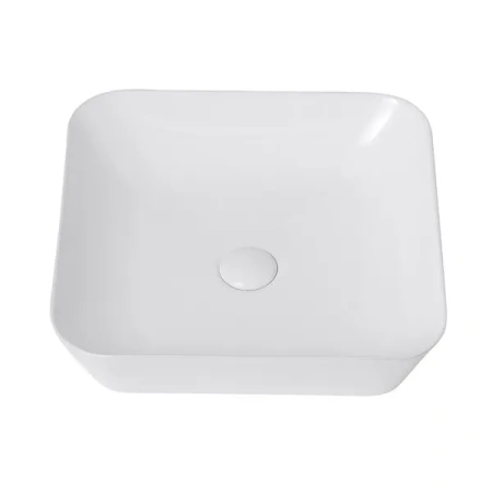 Накладная раковина Abber Rechteck AC2205 43x43 белая фото