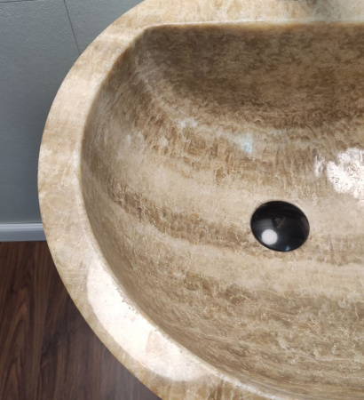 Раковина напольная из оникса Sunset ON-01347 (45*45*90) фото