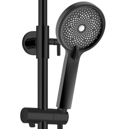 Душевая система (стойка) WeltWasser WW DP 1020 BL черная фото