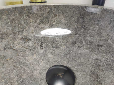 Раковина из мрамора Indo Bowl Marmo Grey Medium BM-00034 фото