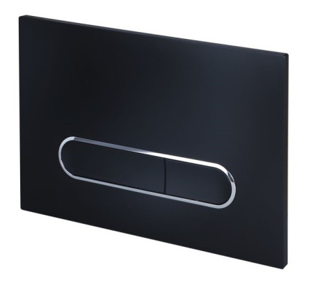 Клавиша смыва Esbano ESINOVL17MB черная матовая фото