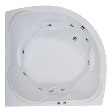 Ванна акриловая с гидромассажем Bas Ривьера 161х161 фото