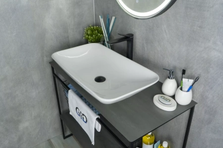 Накладная раковина GID 9122 70х40 фото