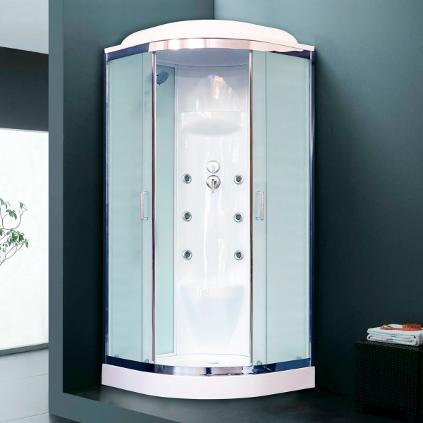 Душевая кабина Royal Bath НК RB90HK7-WC-CH 90x90 фото